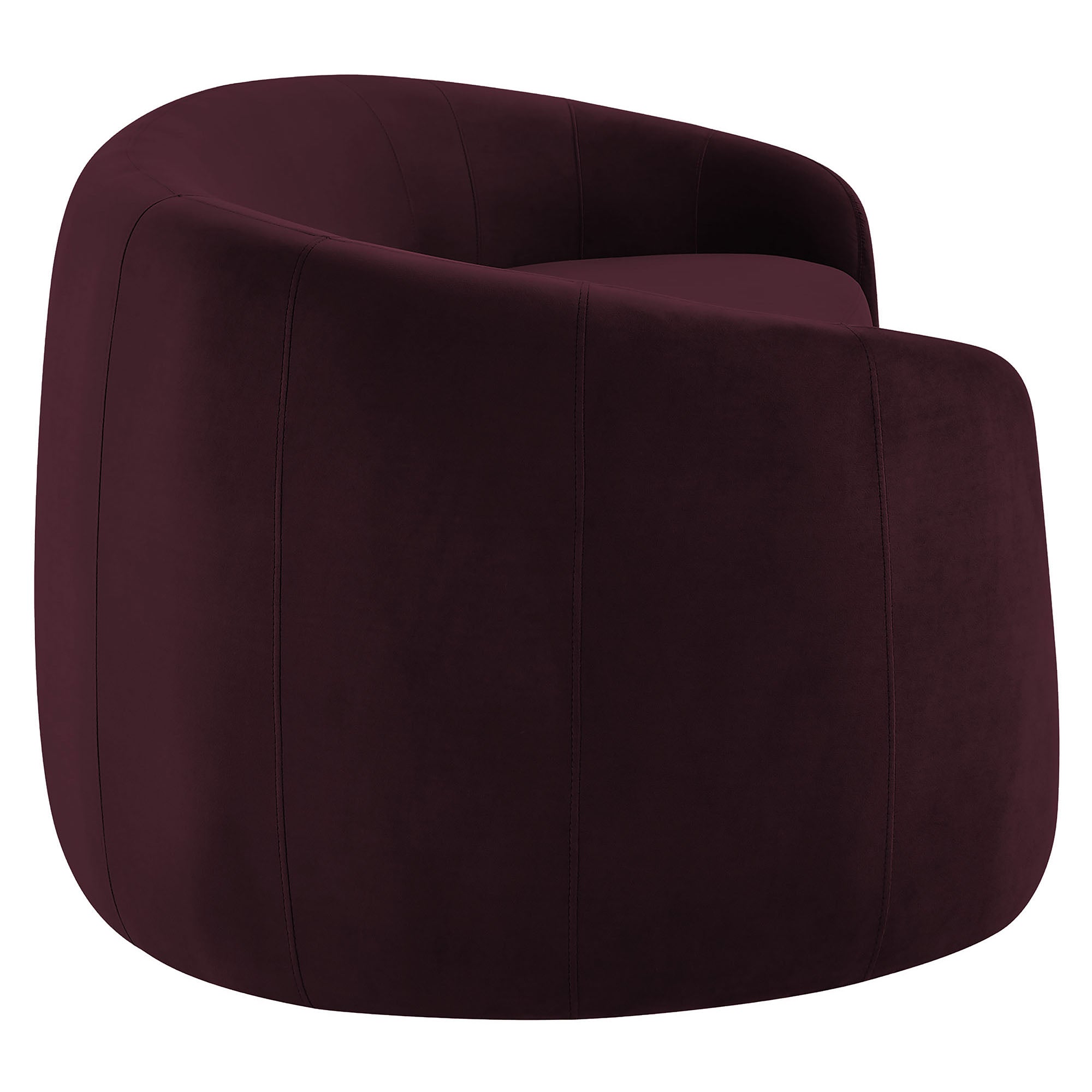 Contessa Curved Performance Velvet Sofa