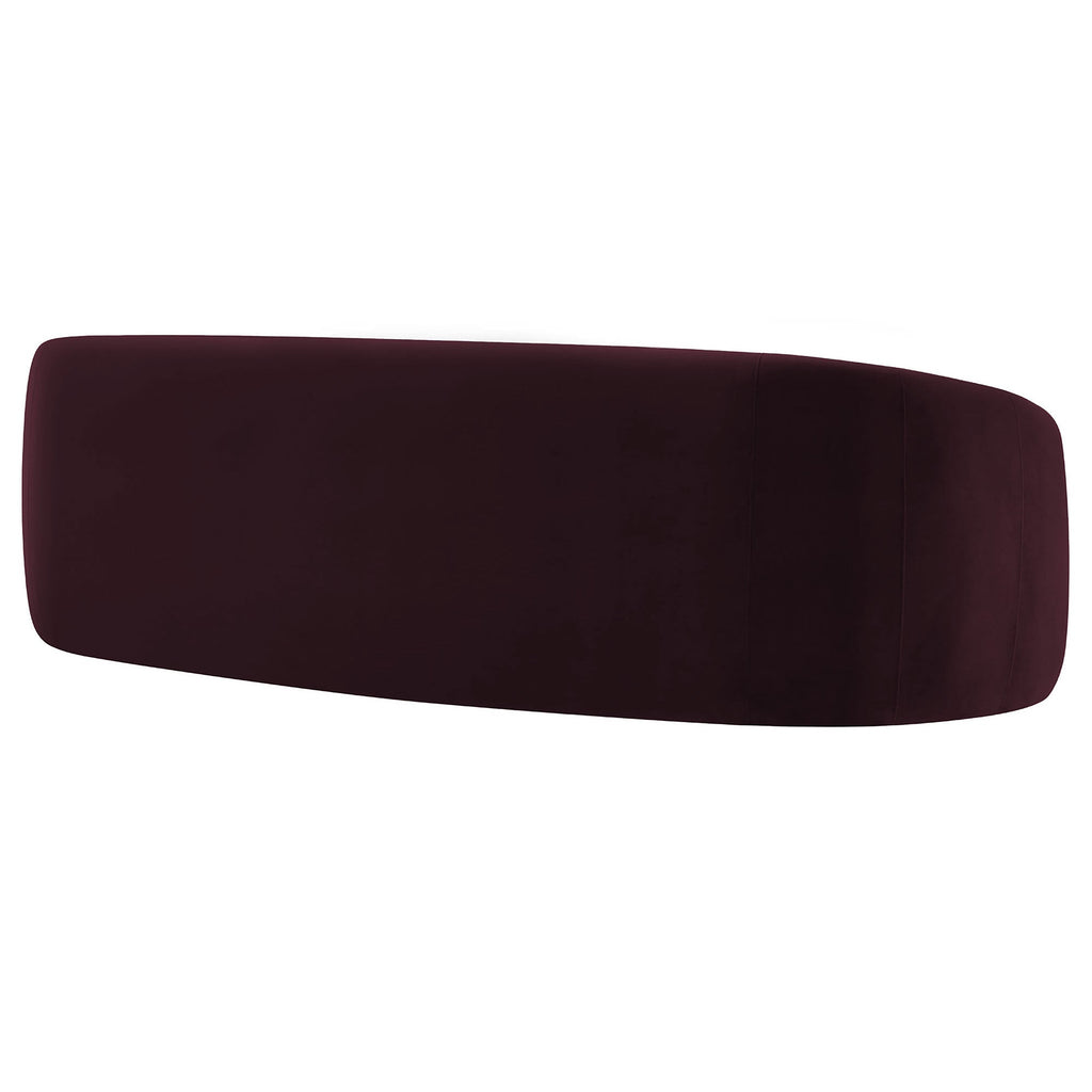 Contessa Curved Performance Velvet Sofa