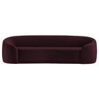 Contessa Curved Performance Velvet Sofa