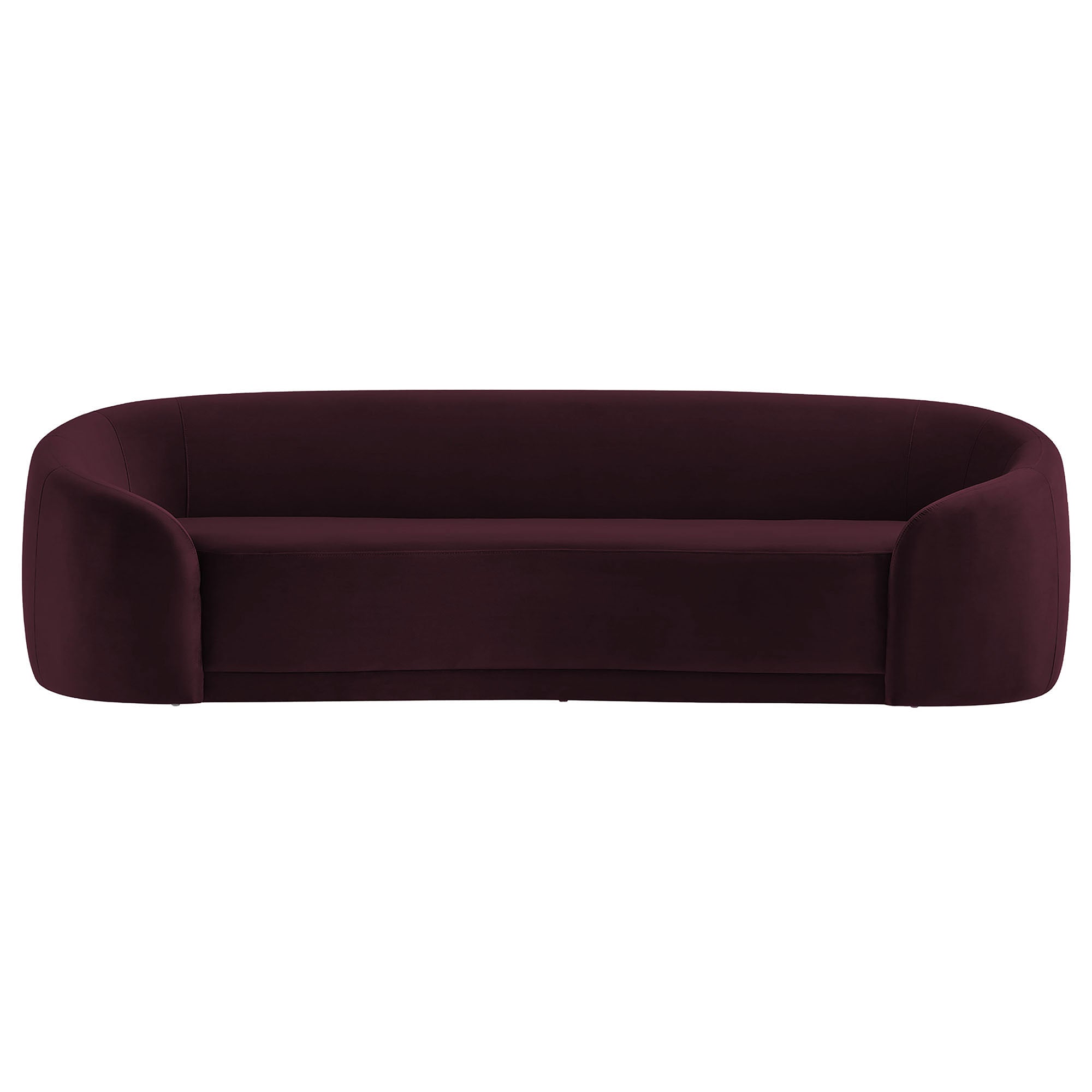 Contessa Curved Performance Velvet Sofa