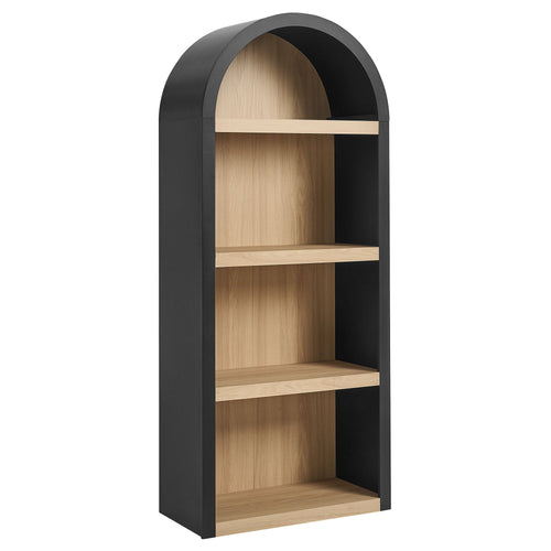 Caleb 4 Arched Display Shelf Bookcase