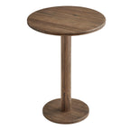 Neo 3-Piece Round Indoor - Outdoor Patio Wood Bar Table And Stool Set