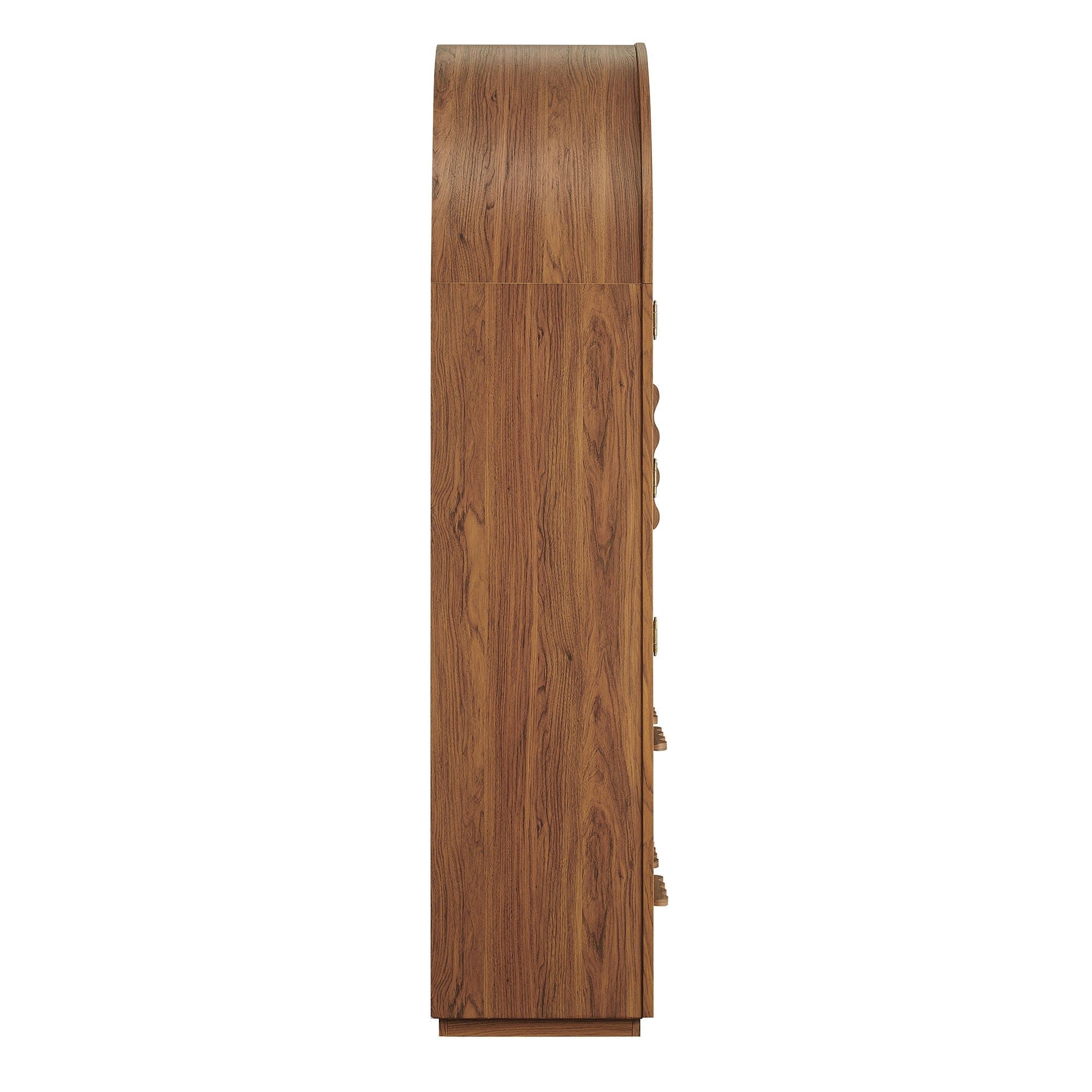 Rory 76 Inch Arched Kitchen Pantry Cabinet
