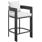 modern Outdoor Patio Aluminum Counter Stool