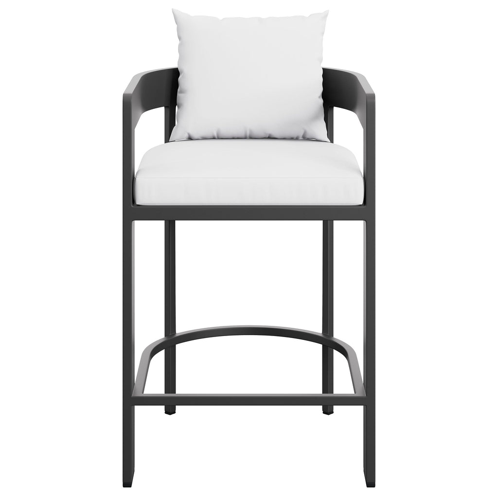 modern Outdoor Patio Aluminum Counter Stool