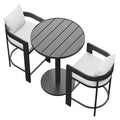 modern 3-Piece Outdoor Aluminum Bar Set