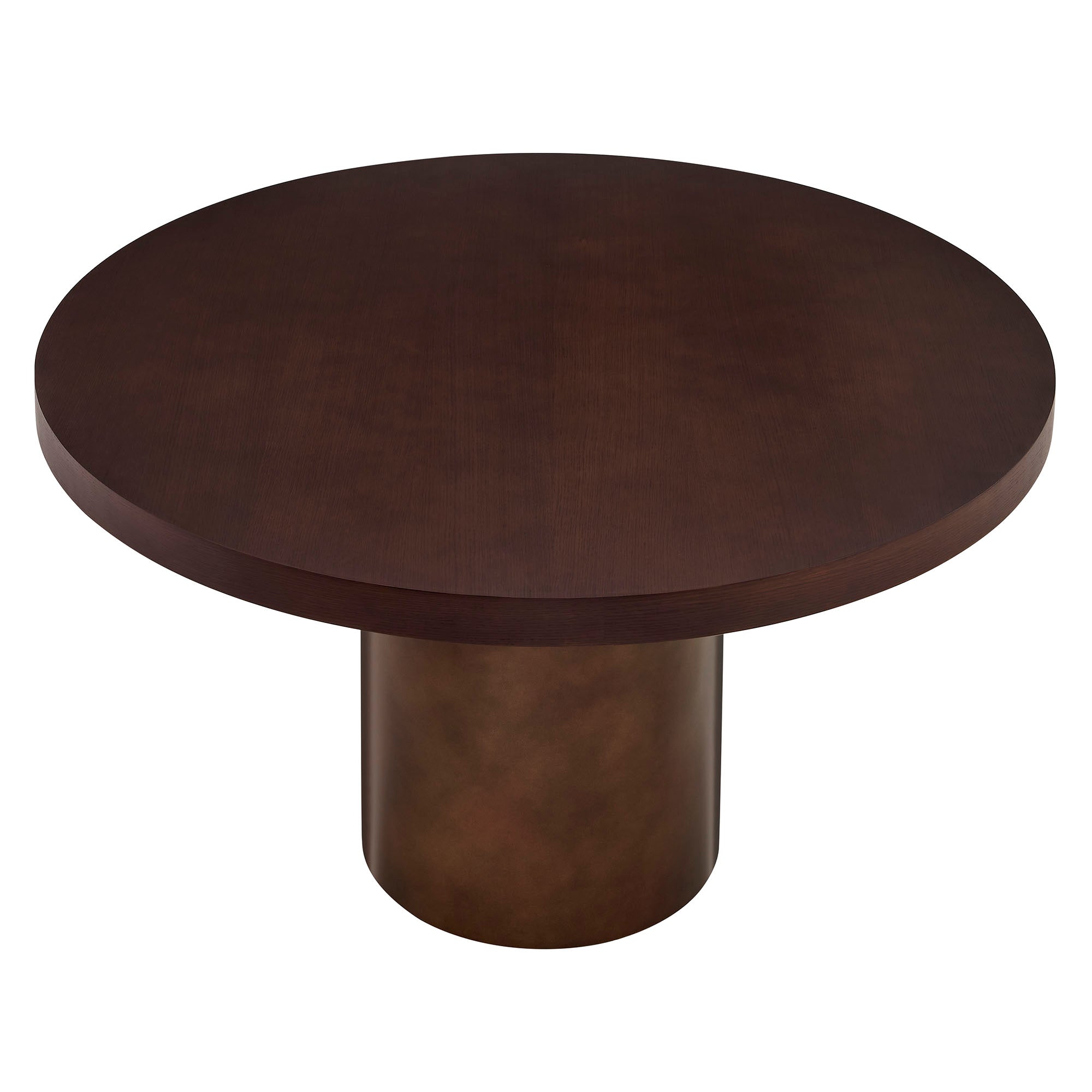 Annette 54 Inch Round Pedestal Base Dining Table
