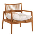 Tula Wood Rattan Lounge Chair