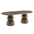 Pietra Indoor Outdoor Oval Dining Table