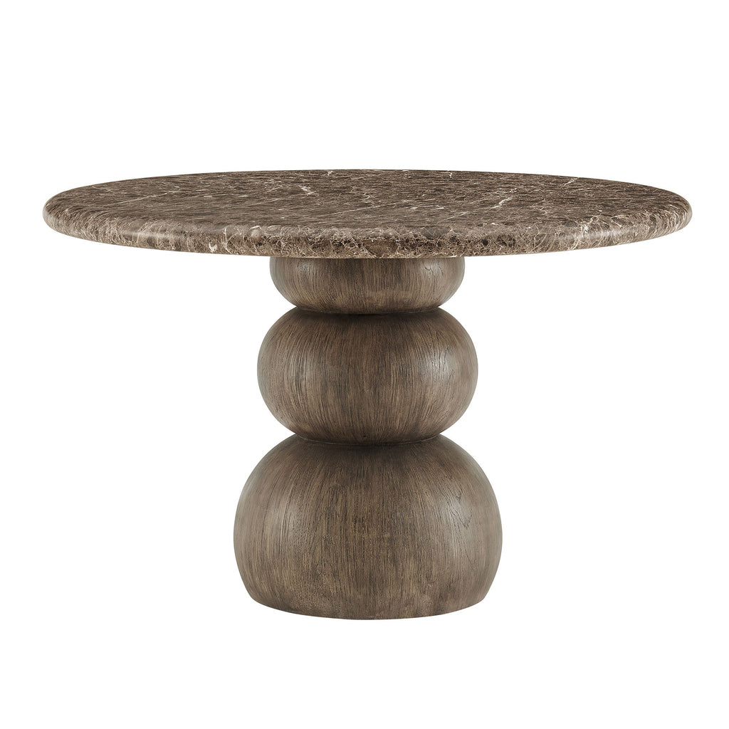Pietra Indoor Outdoor Round Dining Table