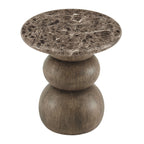 Pietra Indoor Outdoor Round Side Table