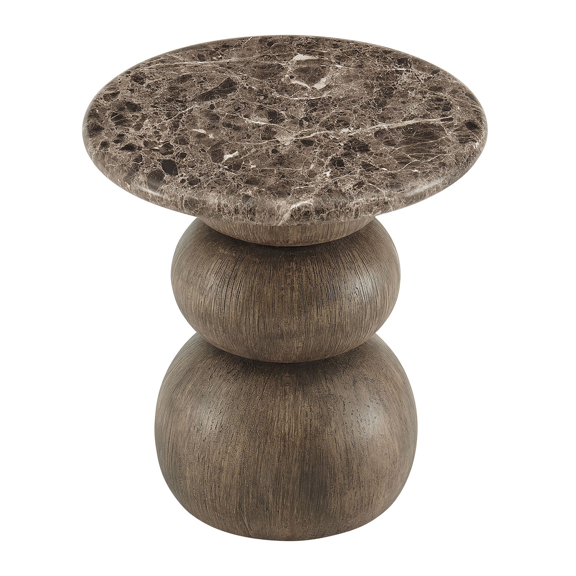 Pietra Indoor Outdoor Round Side Table