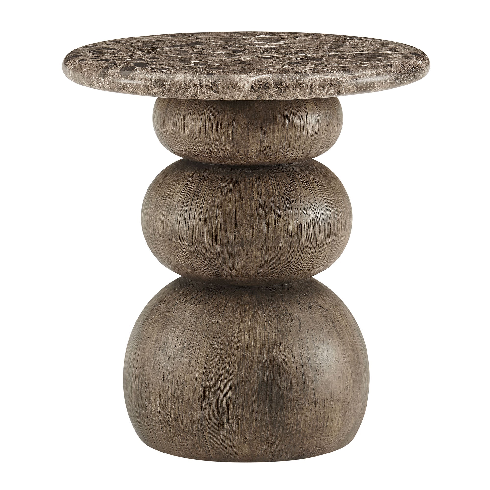Pietra Indoor Outdoor Round Side Table