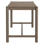Eleni Rectangle 56-Inch Outdoor Teak Wood Rectangular Bar Table