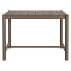 Eleni Rectangle 56-Inch Outdoor Teak Wood Rectangular Bar Table