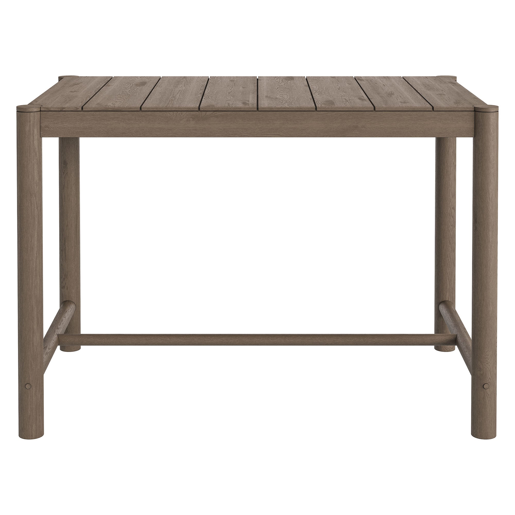 Eleni Rectangle 56-Inch Outdoor Teak Wood Rectangular Bar Table