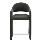 Talia 37 Inch Upholstered Fabric Counter Stool