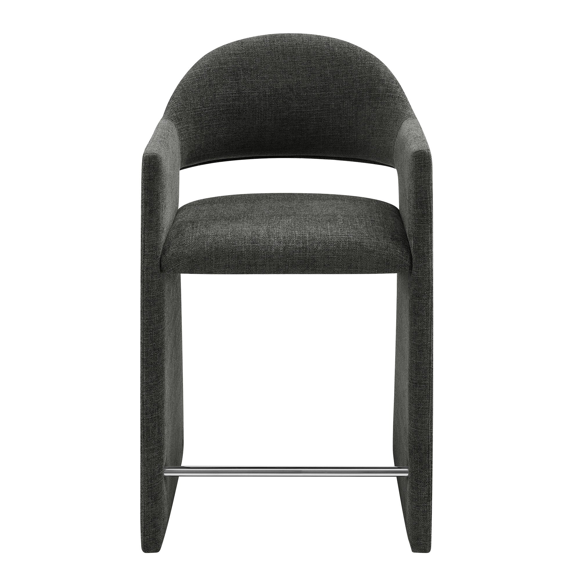 Talia 37 Inch Upholstered Fabric Counter Stool