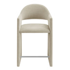 Talia 37 Inch Upholstered Fabric Counter Stool