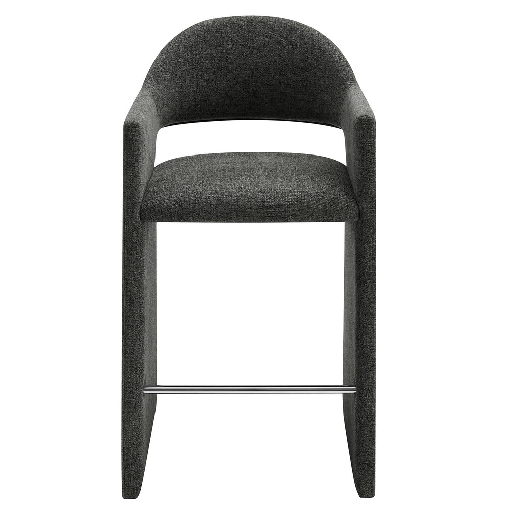 Talia 41 Inch 41 Inch Upholstered Fabric Bar Stool
