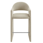 Talia 41 Inch 41 Inch Upholstered Fabric Bar Stool