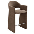 Talia 41 Inch 41 Inch Upholstered Fabric Bar Stool
