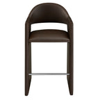 Talia 41 Inch Vegan Leather Bar Stool