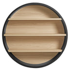 Romy 47" Round Wall Book Shelf