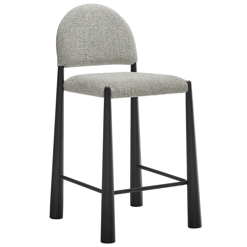 Hayley Upholstered Fabric Counter Stools Set of 2