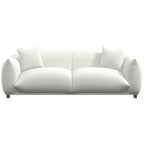 Emma Mid Century Modern Luxury Cognac Leather Sofa