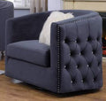Galaxy Home Afreen Upholstered Chair in Gray GHF-808857772725