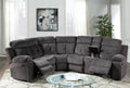 Galaxy Home Arizona Reclining Sectional in Gray GHF-808857682642