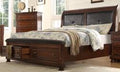 Galaxy Home Austin Queen Storage Bed in Dark Walnut GHF-808857504685