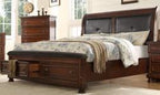 Galaxy Home Austin Queen Storage Bed in Dark Walnut GHF-808857504685