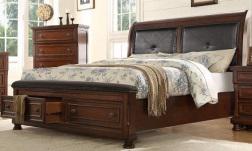 Galaxy Home Austin Queen Storage Bed in Dark Walnut GHF-808857504685