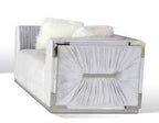 Galaxy Home Contempo Loveseat in Silver GHF-808857748829