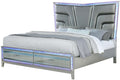 Galaxy Home Luxury Queen Storage Bed in Silver GHF-808857739247