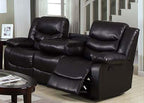 Galaxy Home Paco Recliner Sofa in Espresso GHF-808857674265