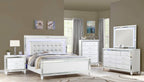 Galaxy Home Sterling 3 Drawer Nightstand in White GHF-808857739766