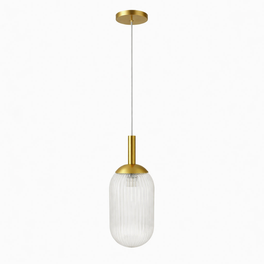 Gemma Pendant Lamp - Gold and Clear