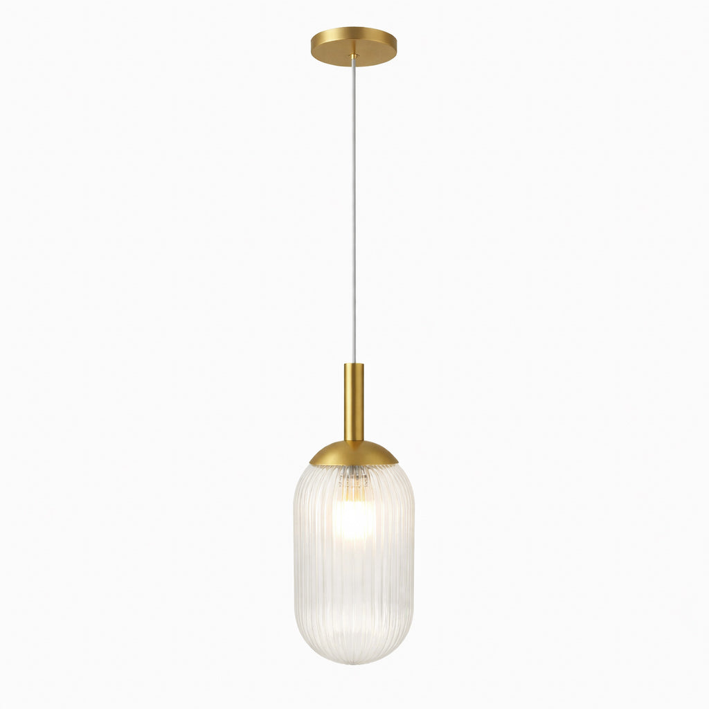 Gemma Pendant Lamp - Gold and Clear