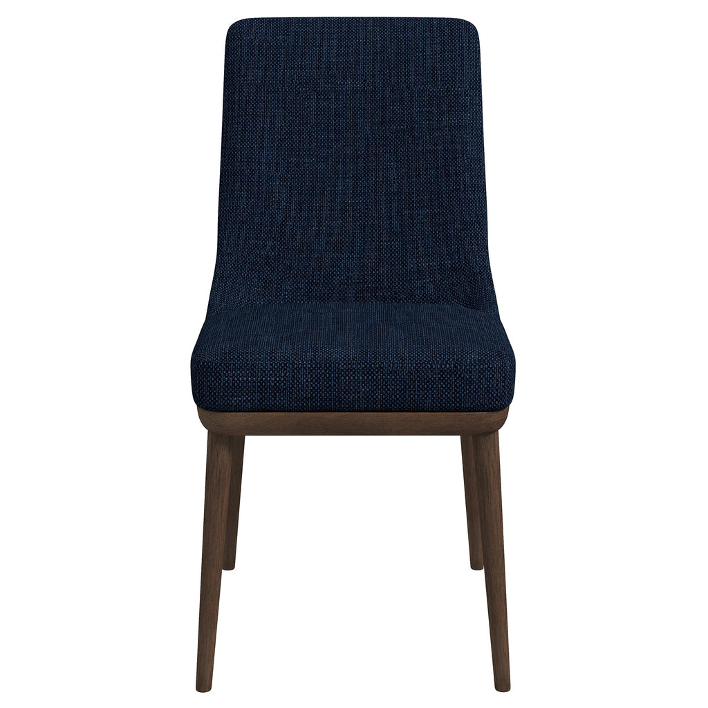 Kate  Dark Blue Fabric Dining Chair (Set Of 2)