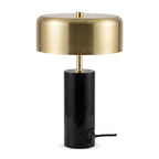 Kinetic Table Lamp - Gold outer and White inner