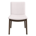 Laura Blue Linen Solid Wood Dining Chair (Set Of 2)