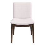 Laura Blue Linen Solid Wood Dining Chair (Set Of 2)