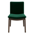 Laura Green Velvet Solid Wood Dining Chair (Set Of 2)