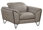 ESF Furniture - Lavinia 3 Piece Living Room Set with Electric Recliners in Chic Grey - LAVINIA-SLC-CHIC GREY