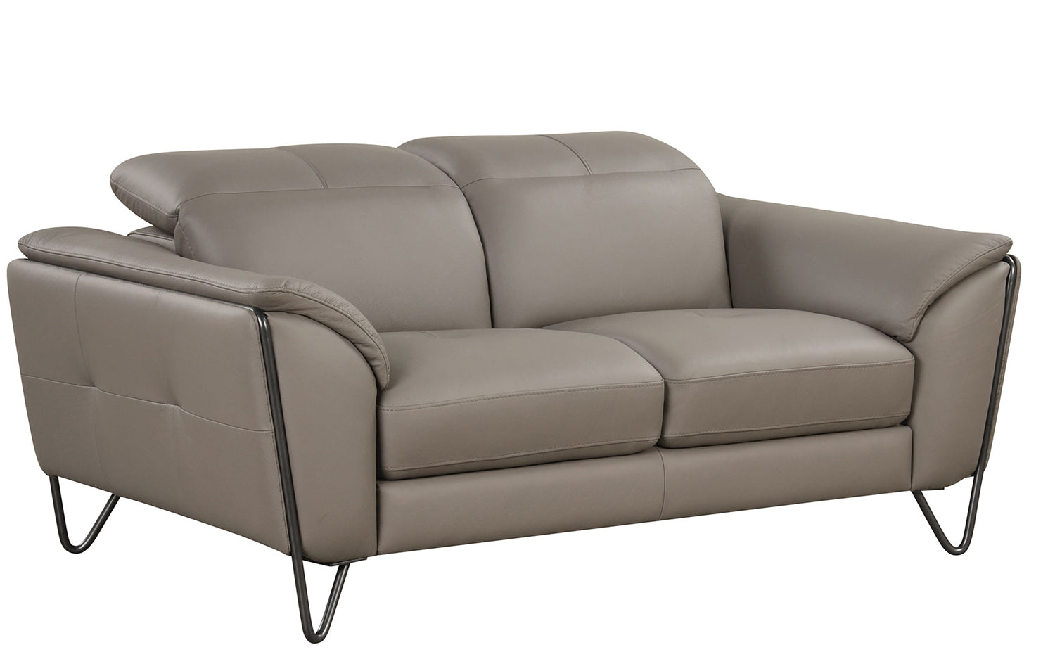 ESF Furniture - Lavinia 3 Piece Living Room Set with Electric Recliners in Chic Grey - LAVINIA-SLC-CHIC GREY