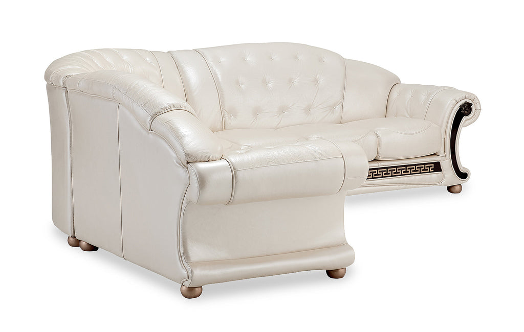 ESF Furniture - Apolo Sectional Right Facing Pearl - APOLOSECTRIGHTPEARL