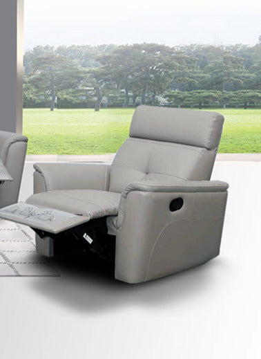 ESF Furniture - 8501 Chair w-Recliners in Light Grey - 85011